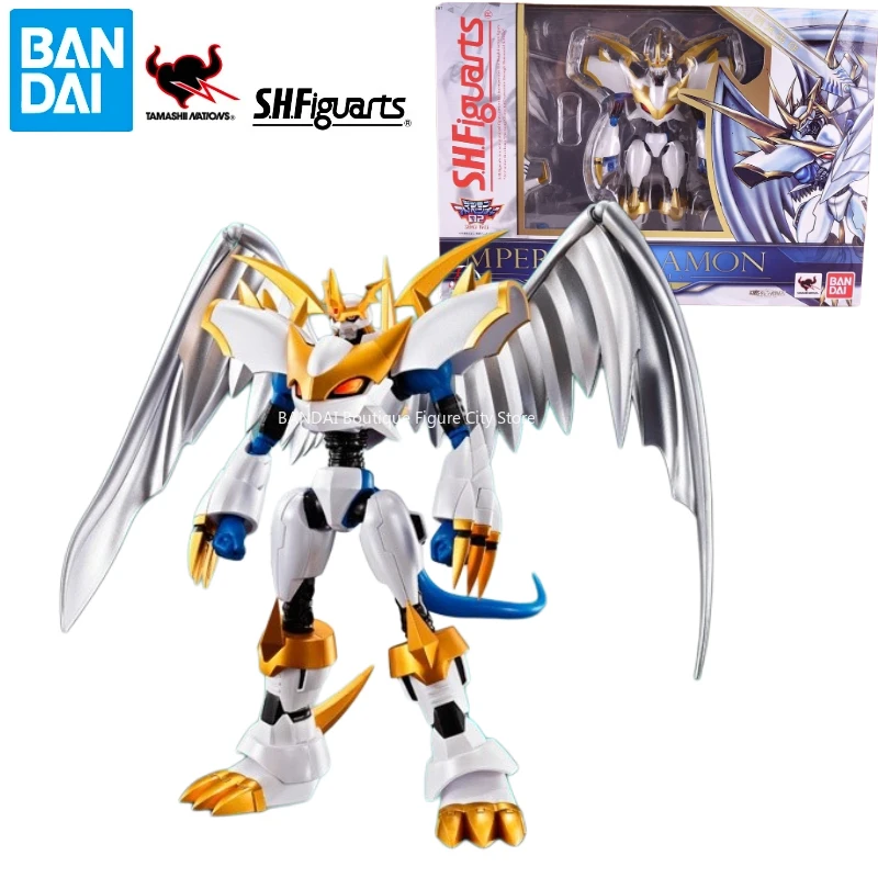 

Brand New Spot Genuine Bandai SHF Digimon Emperor Dragon Armor Paladin Form Movable Doll Hand Model Gift Collection