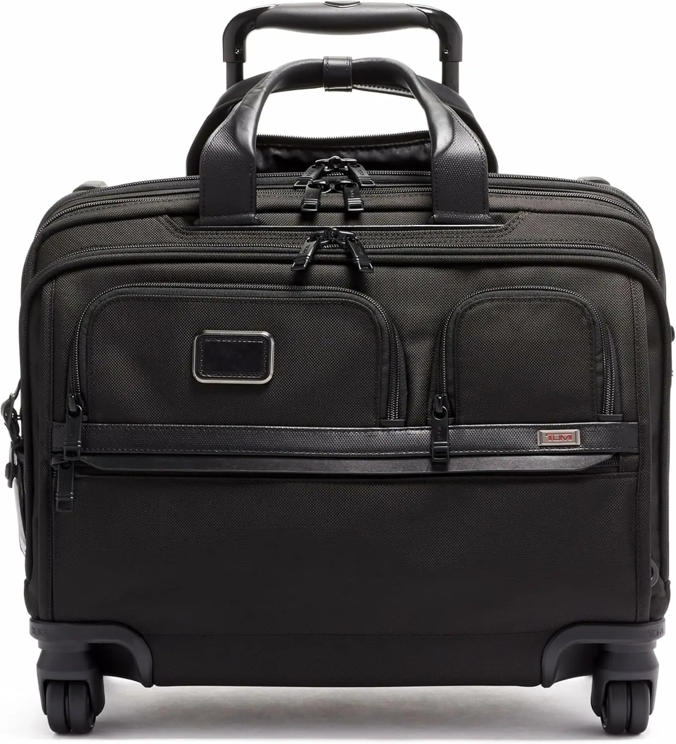 

TUMI Alpha Deluxe 4 Wheeled Laptop Briefcase Expandable Travel Bag with Wheels Durable Design