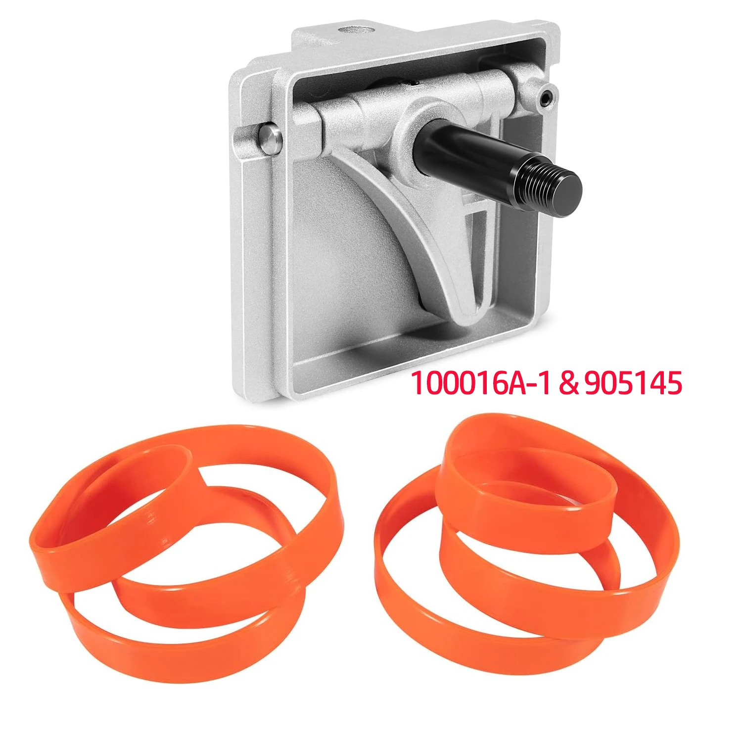 

100016A-1 Alloy Upper Wheel Hinge and Bracket Assembly,Urethane Band Saw Tires 2 PCS for Delta, Jet, Grizzly, Powermatic, etc
