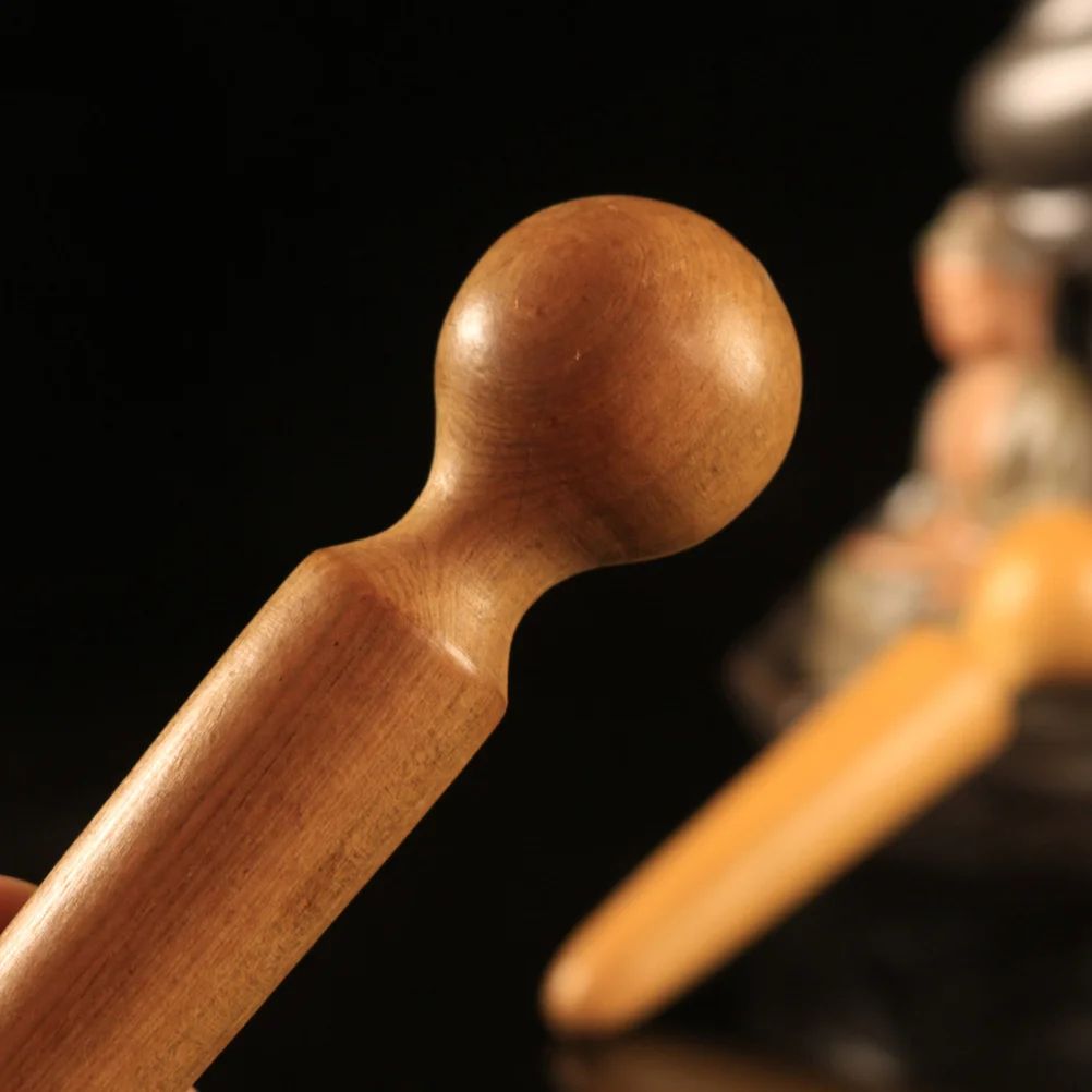 

2pcs Wooden Massage Rod Natural Wood Body Massager For Legs Arms Back Neck Waist Trigger Point Therapy Skin Care Massager