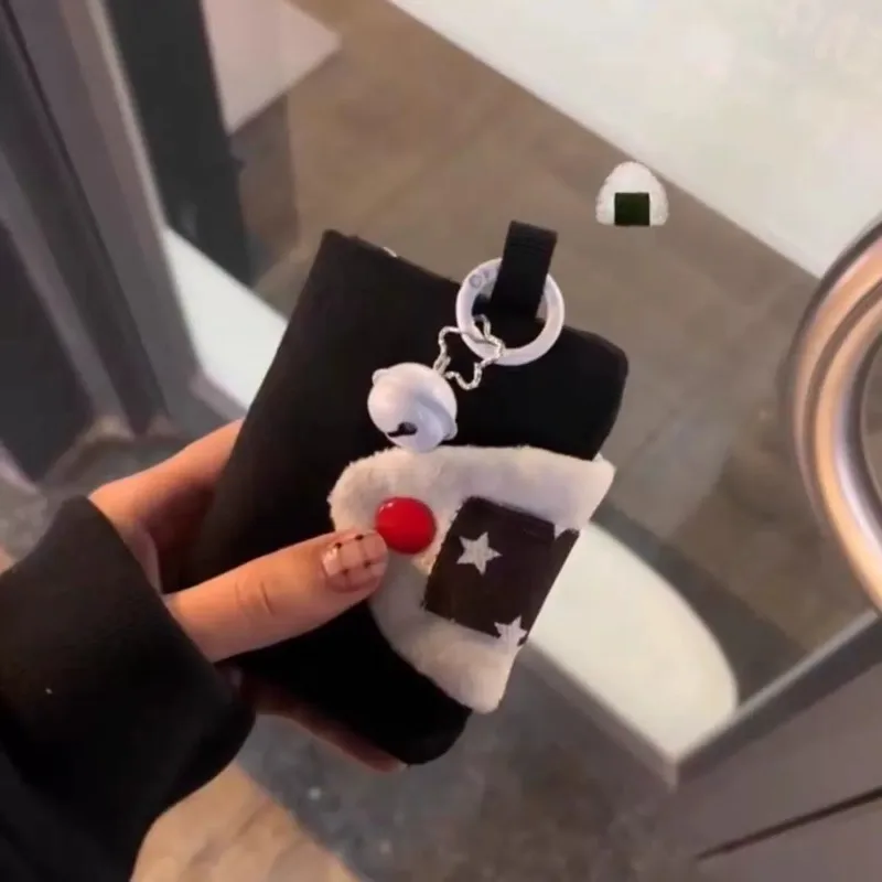 لطيف كرة الأرز حامل بطاقة معرف الطالب حافلة بطاقة حافظة محفظة صغيرة للجنسين لطيف تغيير الحقيبة المفاتيح الإبداعية المحمولة حقيبة التخزين