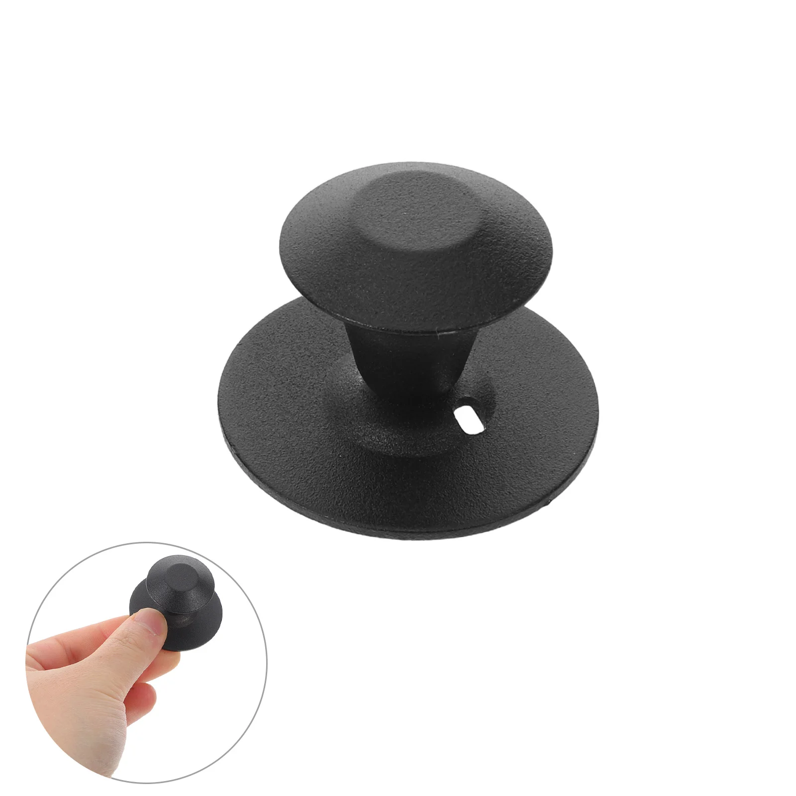 

8 pcs European Glass Door Pulls: Self-Adhesive No Punching Drawer Knobs For Closet Bifold Cabinet Doors, Round Non-Turning Dummy