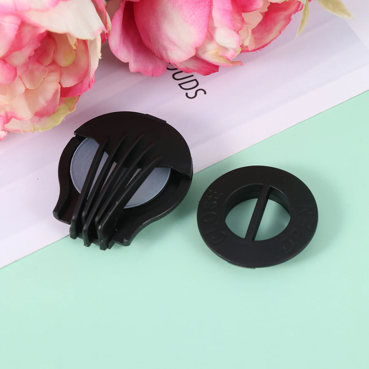 

24Pcs Mask Valve Professional Replacement Mask Accessories Supplies for Men Women Comfortable Breathable Black