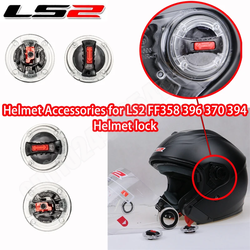 

LS2 Helmet Buckle Fits LS2 FF358 396 370 394 Replaceable Helmet Accessories A Pair