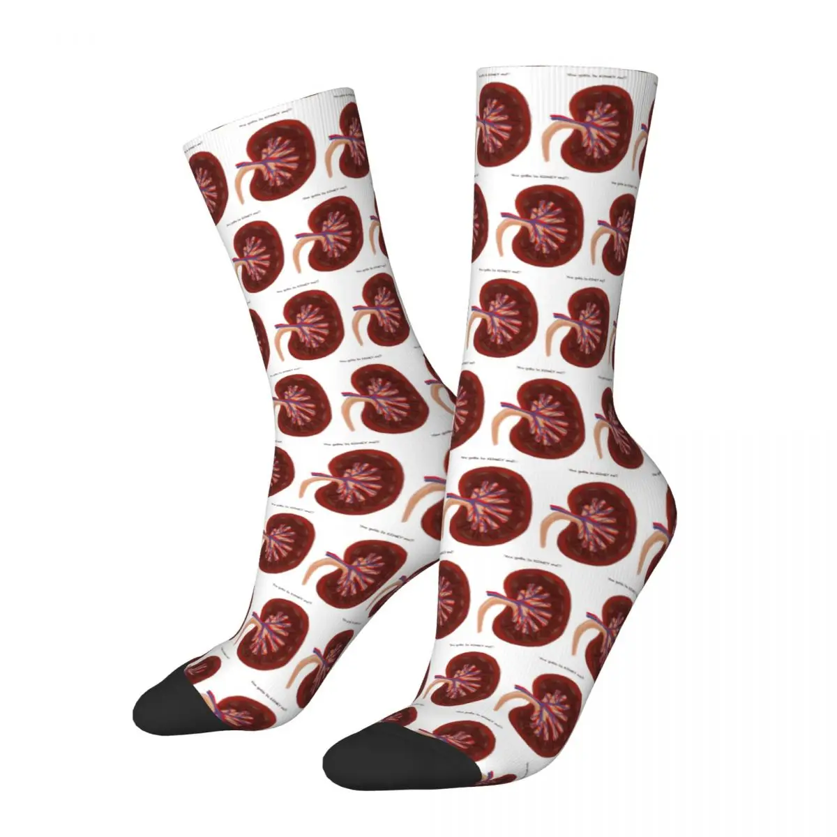 

Kidney Anatomy Socks Harajuku High Quality Stockings All Season Long Socks Accessories for Unisex Gifts