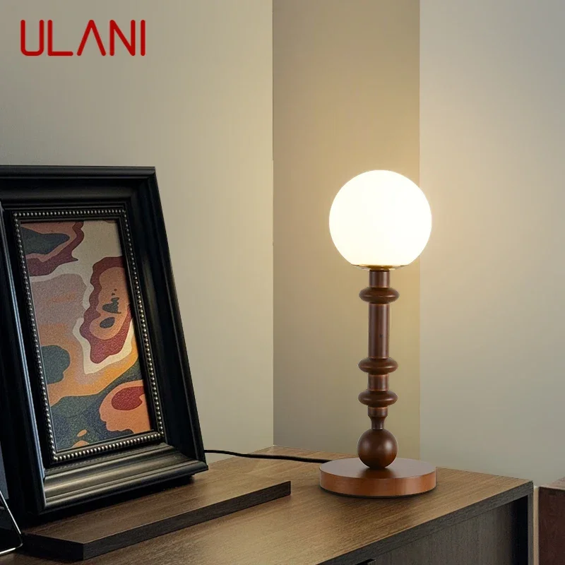 ULANI Contemporary Table Lamp Retro Creativity Living Room Study Villa Hotel Bedroom LED Bedside Desk Light