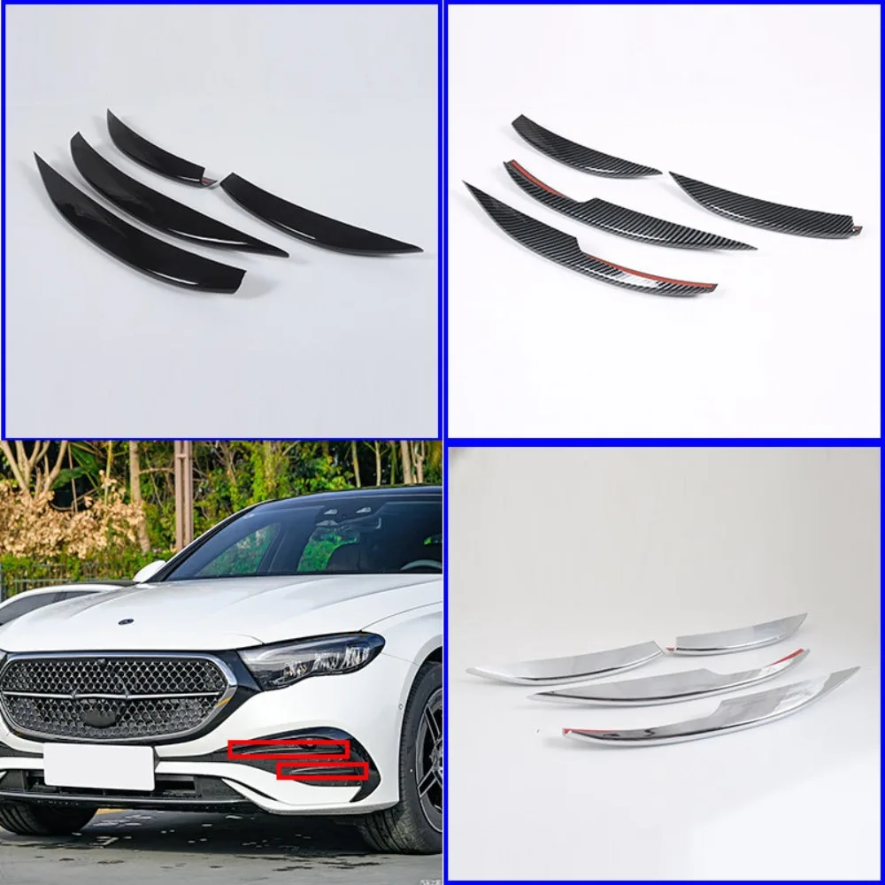 

Car Front Fog Lamp Decoration Strips Car Styling For Mercedes Benz W214 E Class 2024 Exterior Accessories