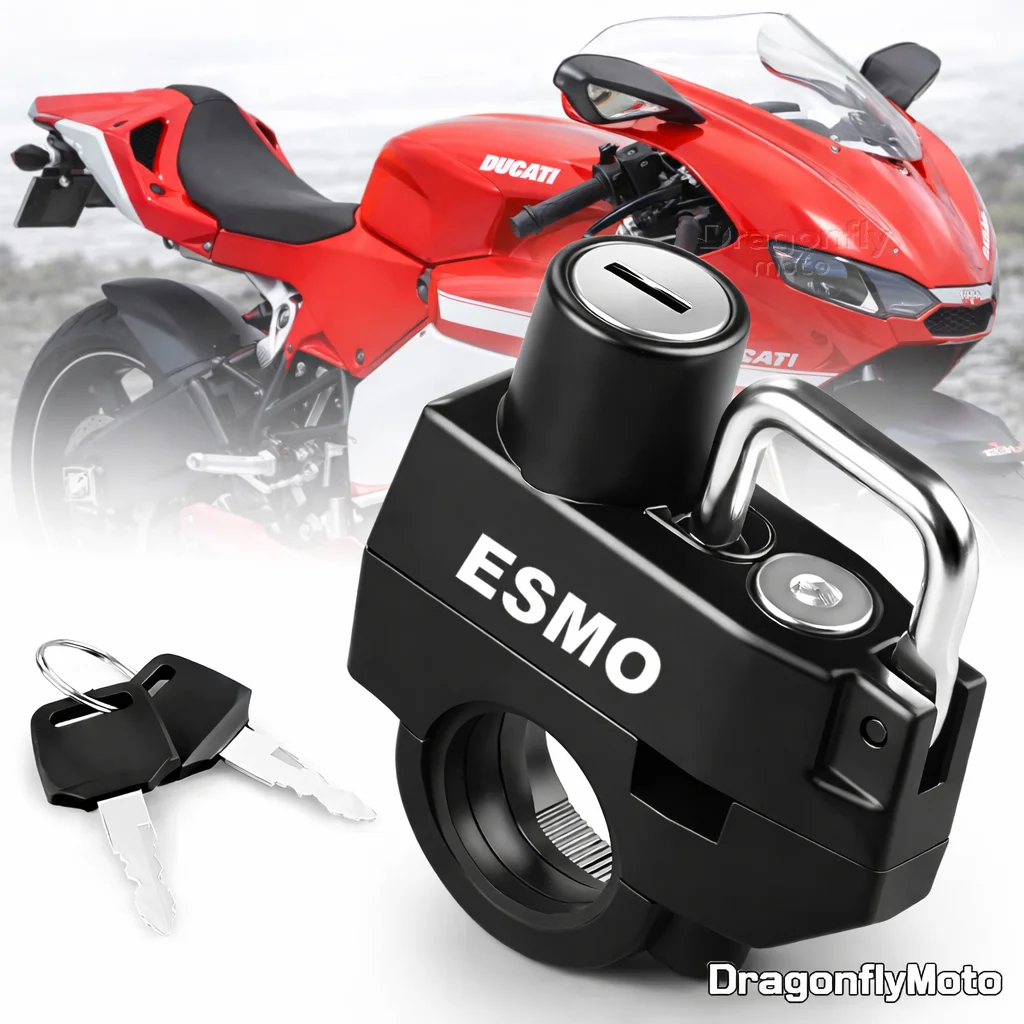 

Motorcycle Helmet Lock For Ducati Desmo 250 MX 450 MX Desmosedici RR Anti-theft Locker Helmet Lock Locking Device Rustproof