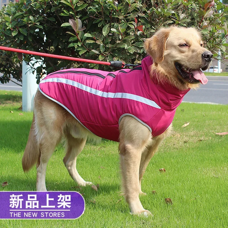 

Autumn and winter pet dog clothing, thickened dog cotton coat, waterproof pet jacket, pet supplies