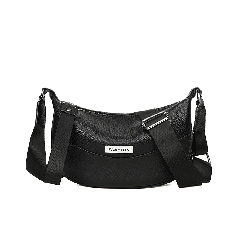 

2023 Luxury Genuine Leather Handbag Fashion Women Shoulder Messenger Bags Large Capacity Solid Cowhide Female Crossbody Tote Sac