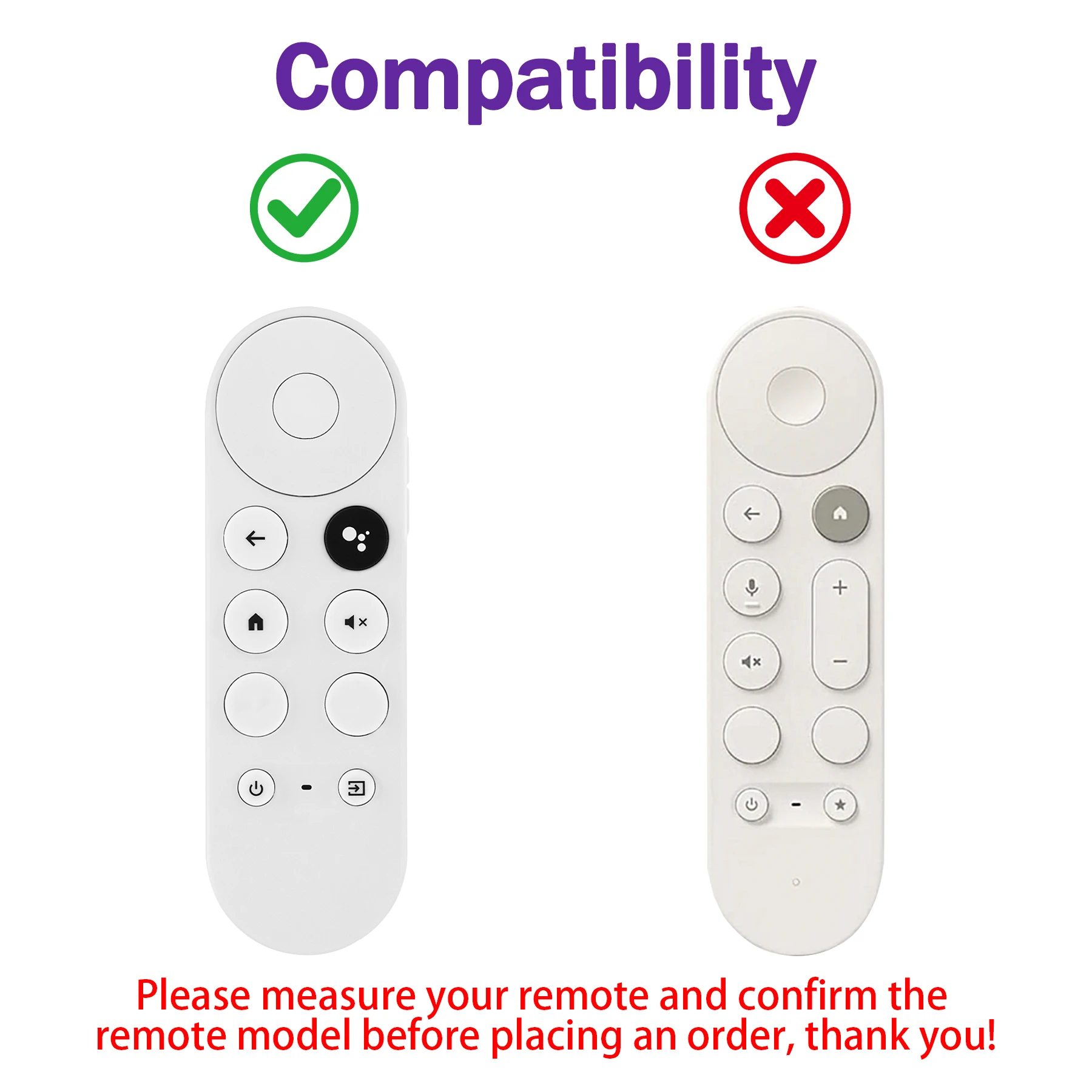 Silicone Case Cover Shell Fit for Google Chromecast TV G9N9N 2020 Voice Remote Control Shockproof Soft Protective Sheath view 3