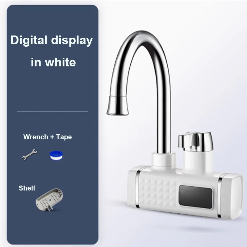 DMWD 3000W Senza Serbatoio Elettrico Istante Riscaldatore di Acqua Calda Rubinetto Riscaldamento Istantaneo Rubinetto Con Visualizzazione Della Temperatura Bagno Cucina