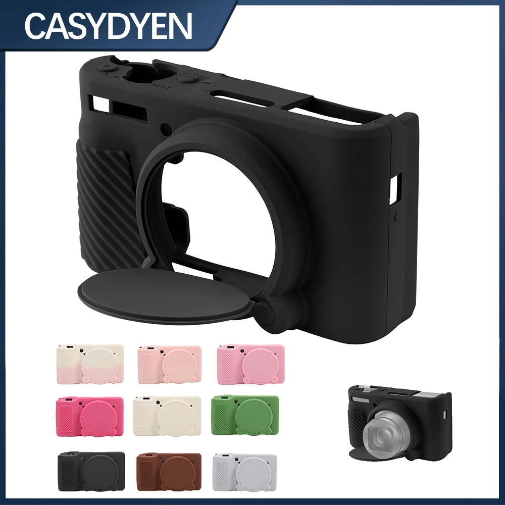 Funda de silicona adecuada para Ricoh GR3X GR3, funda protectora Ricoh GR III IIIx GR3 GR3x, funda protectora de silicona para lente corporal