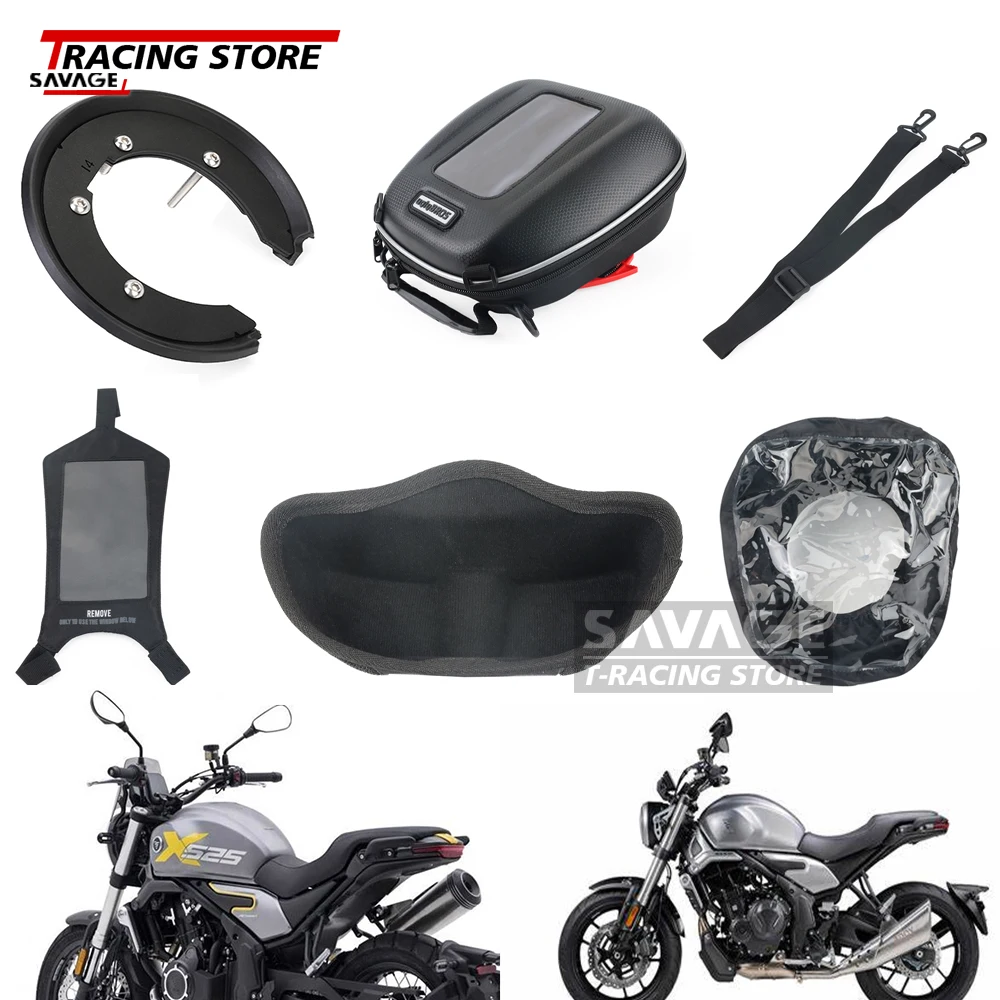 

2024 Motorcycle Tank Bag For Voge 500 525 350 AC Tanklock Racing 350AC 500AC 525AC Waterproof Luggage Backpack Touch Screen Bag