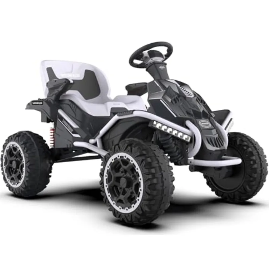 

24V Ride on Toy for Big ' Electric Vehicles Outdoor Race Toy with 4 Strong Motors Total 300W Bluetooth Speaker and 24V 7AH Big
