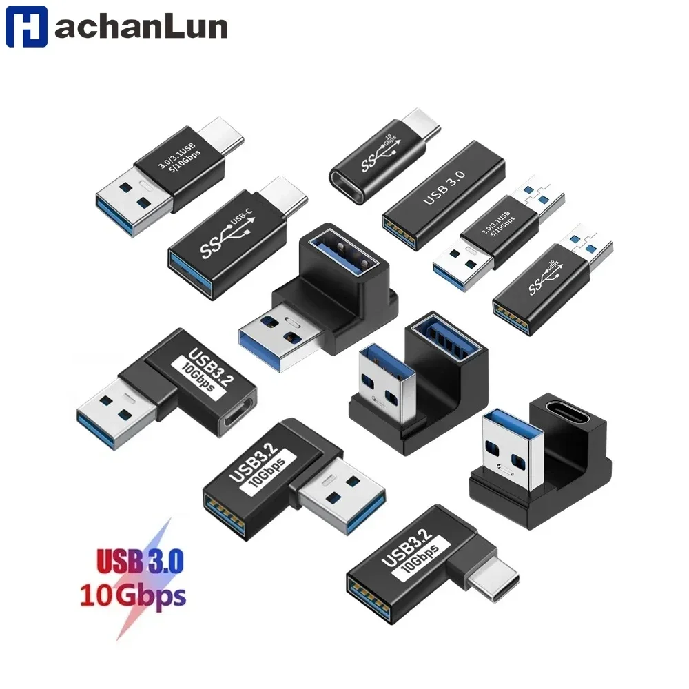 Universal USB 3.0 OTG Type C Adapter USB C Male to USB-A Male Female Converter for Macbook Huawei Xiaomi Samsung Ipad Connector