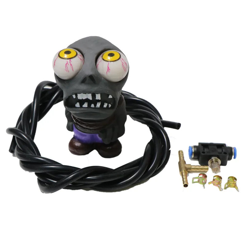 New Car Turbo Explosive Eye Doll Car Boost Eye Zombie Toys To Decompress Ornaments Big Eye Dolls Auto Accessories Styling