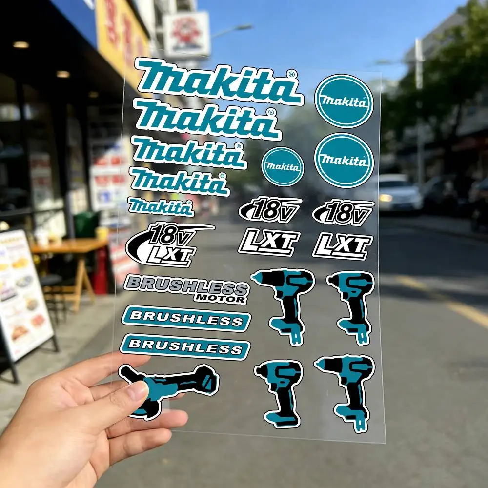For MAKITA Long Lasting Waterproof Reflective Sticker Scratch Conceal Fit Motorcycle Car Helmet Fridge Decals