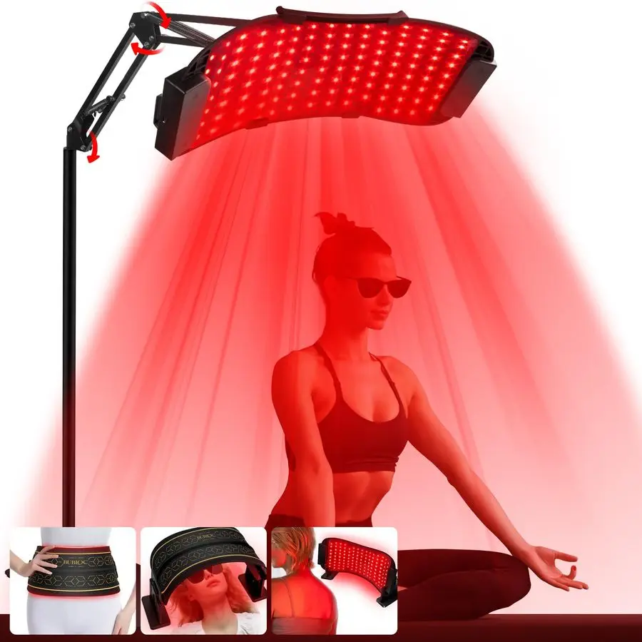 Thérapie par la lumière rouge infrarouge pour le corps et le visage, thérapie par la lumière rouge proche infrarouge 850, sans fil, taille, jambes et autres parties, trois