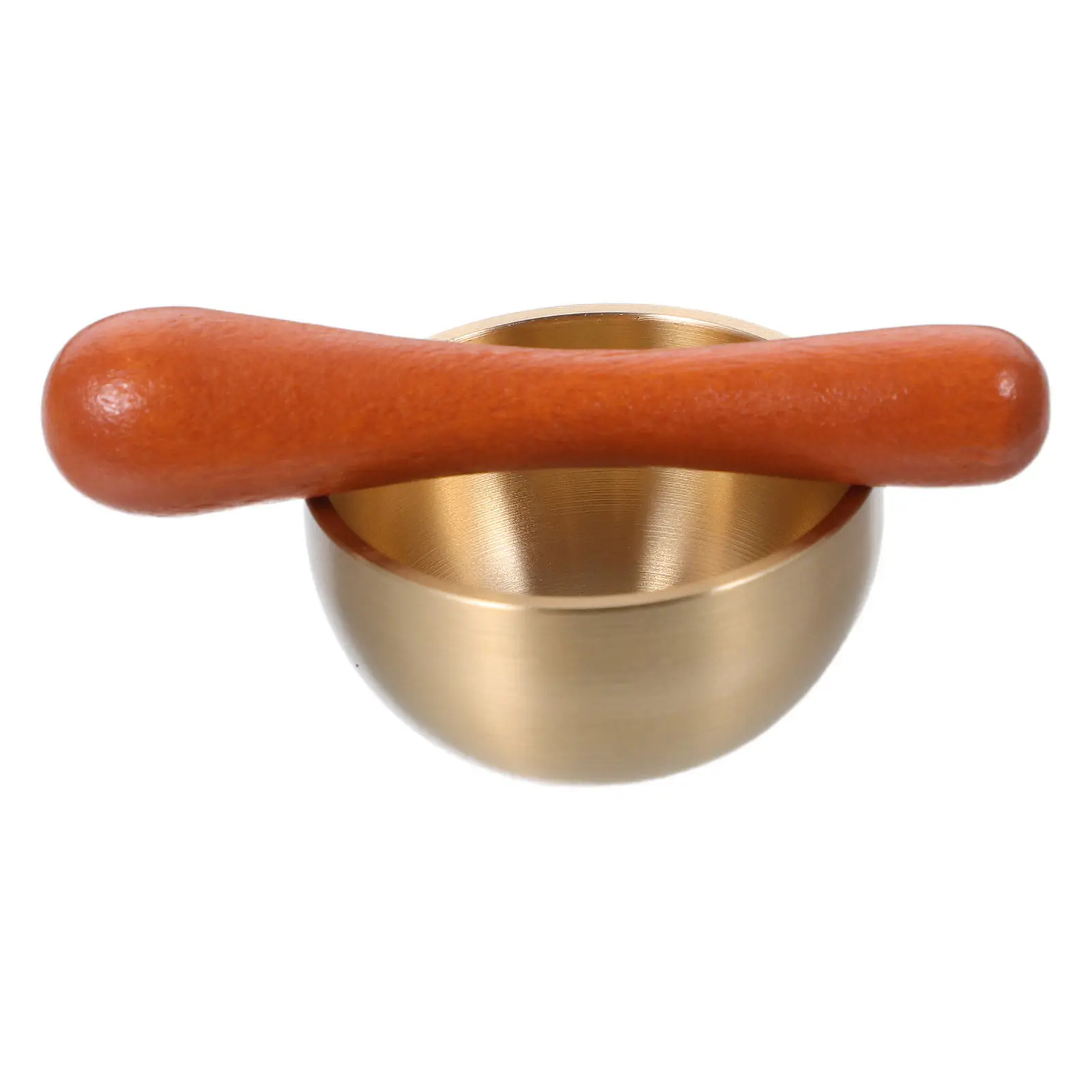 1Set Mini Brass Tibetan Singing Bowl 4Cm Meditation Sound Bowl Portable Yoga Chime Pot Buddhist Offering Relaxation