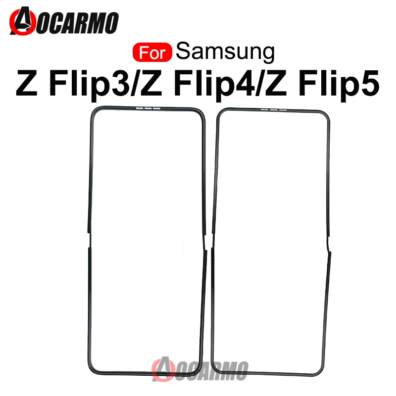 Per Samsung Galaxy Z Flip3 Flip 4 5 6 Flip6 Z Flip5 Supporto per schermo anteriore Cornice centrale Staffa per display LCD Custodia in plastica