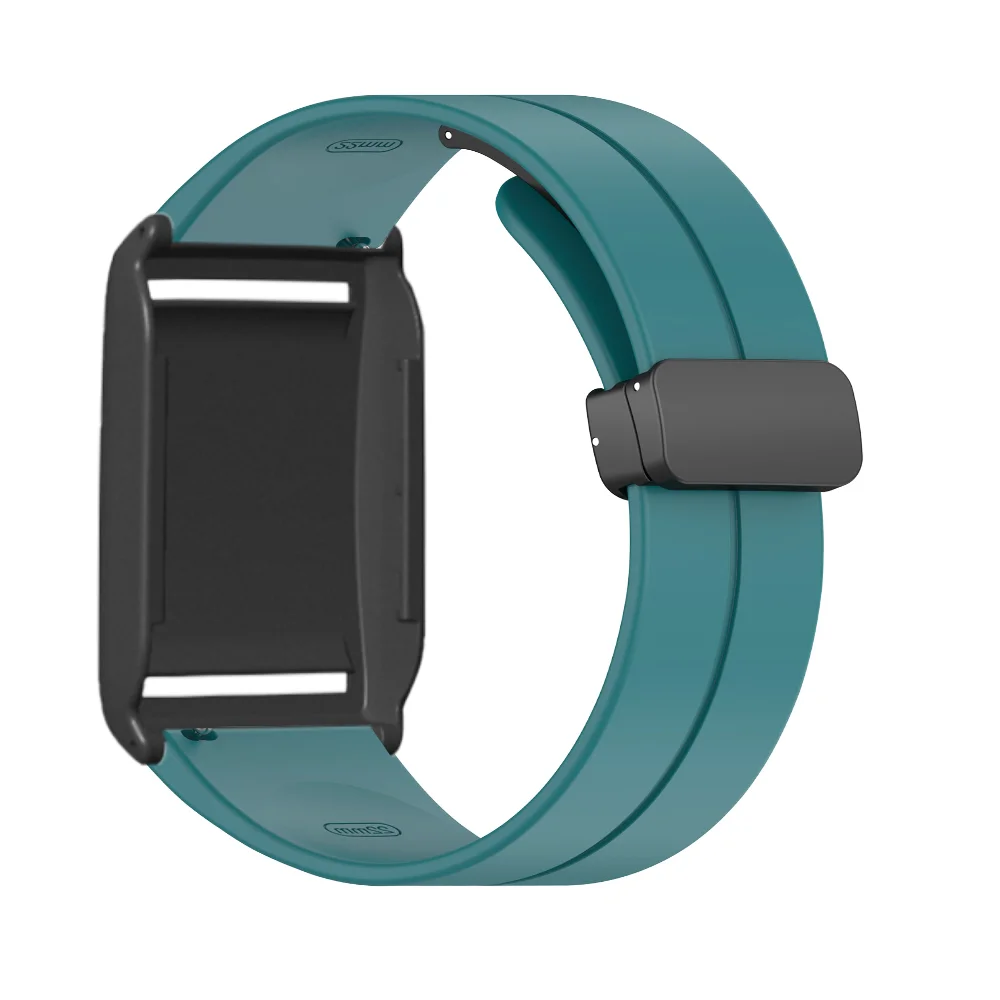 Plastic Case Silicone Strap For Polar Loop Watch Magnetic Folding Buckle Watchband Correa For Polar Loop Bracelet Accessories