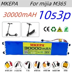 Mkepa 10S3P 36V 30000mAh 36v Electric Scooter Battery Pack 18650 Lithium M365 Electric Scooter 36v Battery Scooter