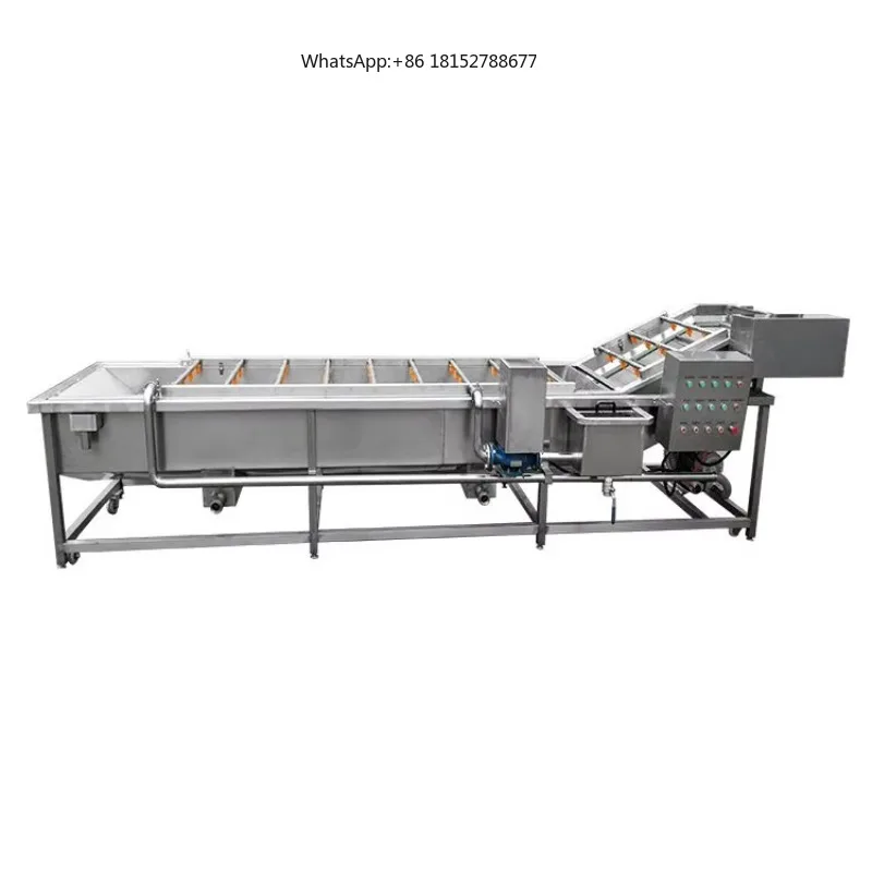 Vegetable air Bubble Cleaning Machine Vegetable Disinfecting Machine Vegetable Sorting Table