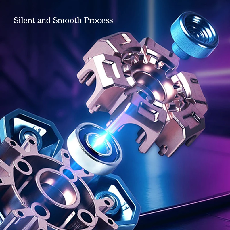 Creativo Transformable dedo Mecha Fidget Spinner tecnología estética transformación mecánica Fidget juguete para niños regalo