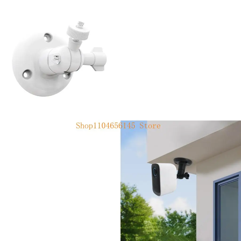 Wall Mount Bracket Support For 14-20mm Cameras 360 Rotating Design Hassle Less Installation Indoor Outdoor Home Security