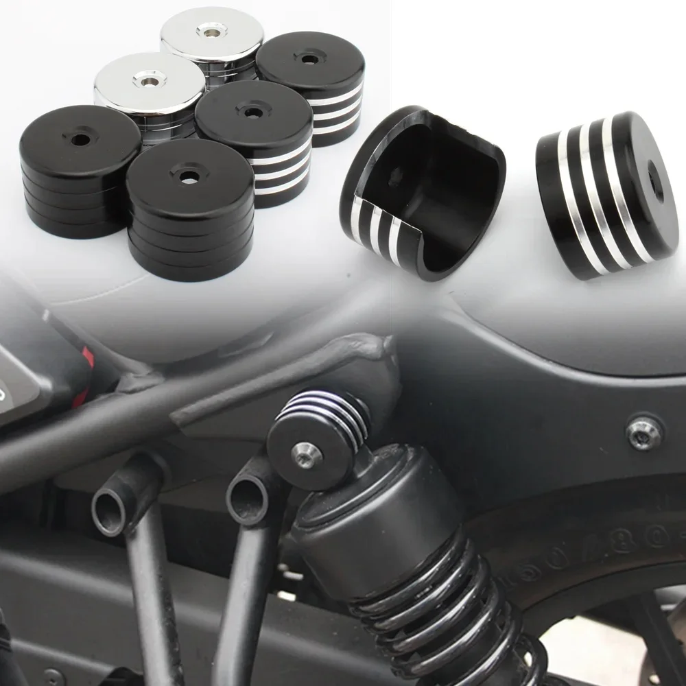 Motorcycle CNC Rear Shock Absorbers Cap Fork Springs Guard Cover For Honda Rebel CMX300 CMX500 CMX300/500 2017-2023