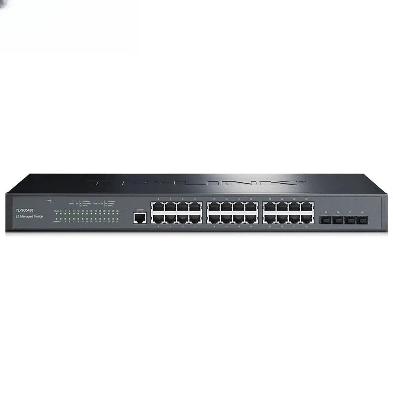 

TL-SG5428 full Gigabit 24-port + 4SFP optical port three-layer network management switch network monitoring