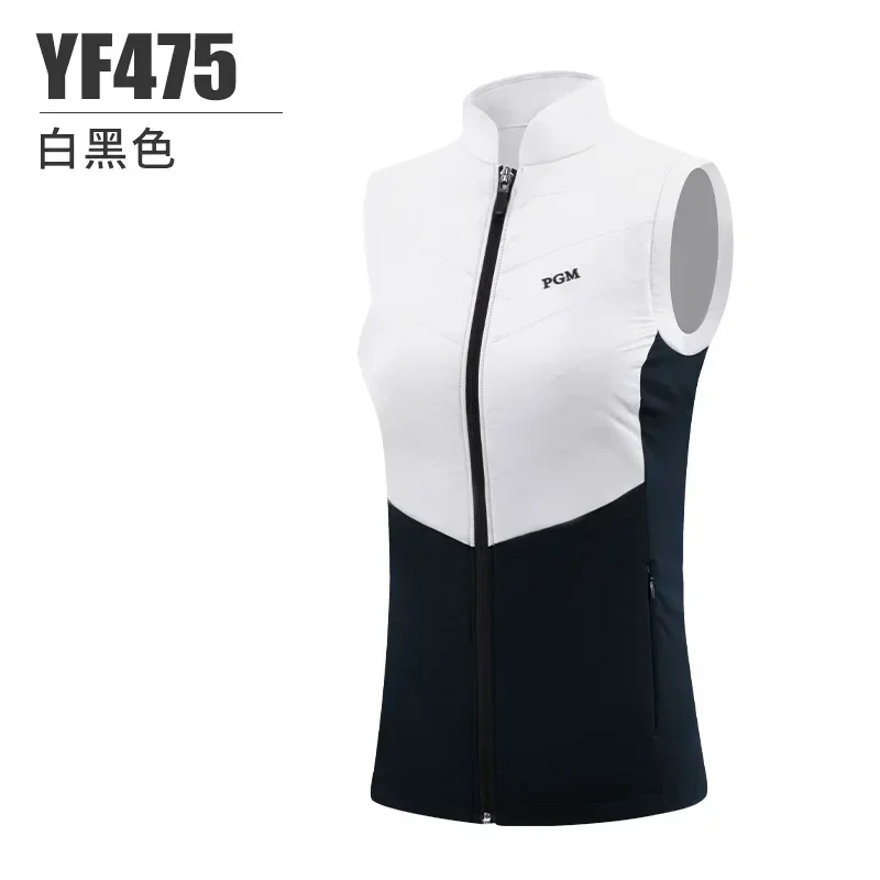 PGM Autumn and Winter New Golf Ladies Vest Plus Cotton To Keep Warm Golf Ultra-light Sports Top