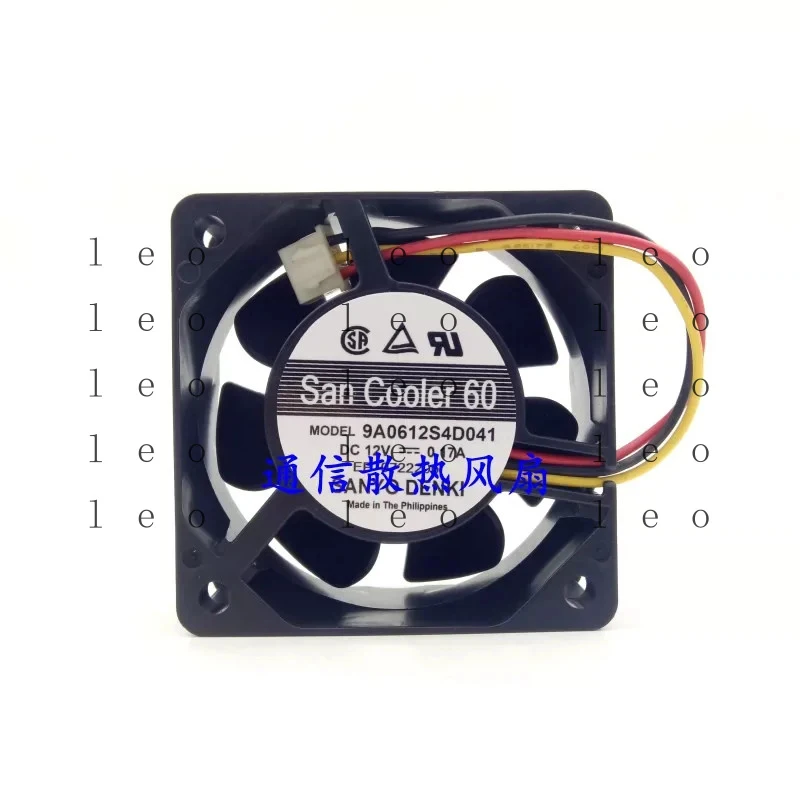 

1PCS Sanyo 9A0612S4D041 DC 12V 0.17A 3-wire Inverter Cooling Fan 6025 6CM