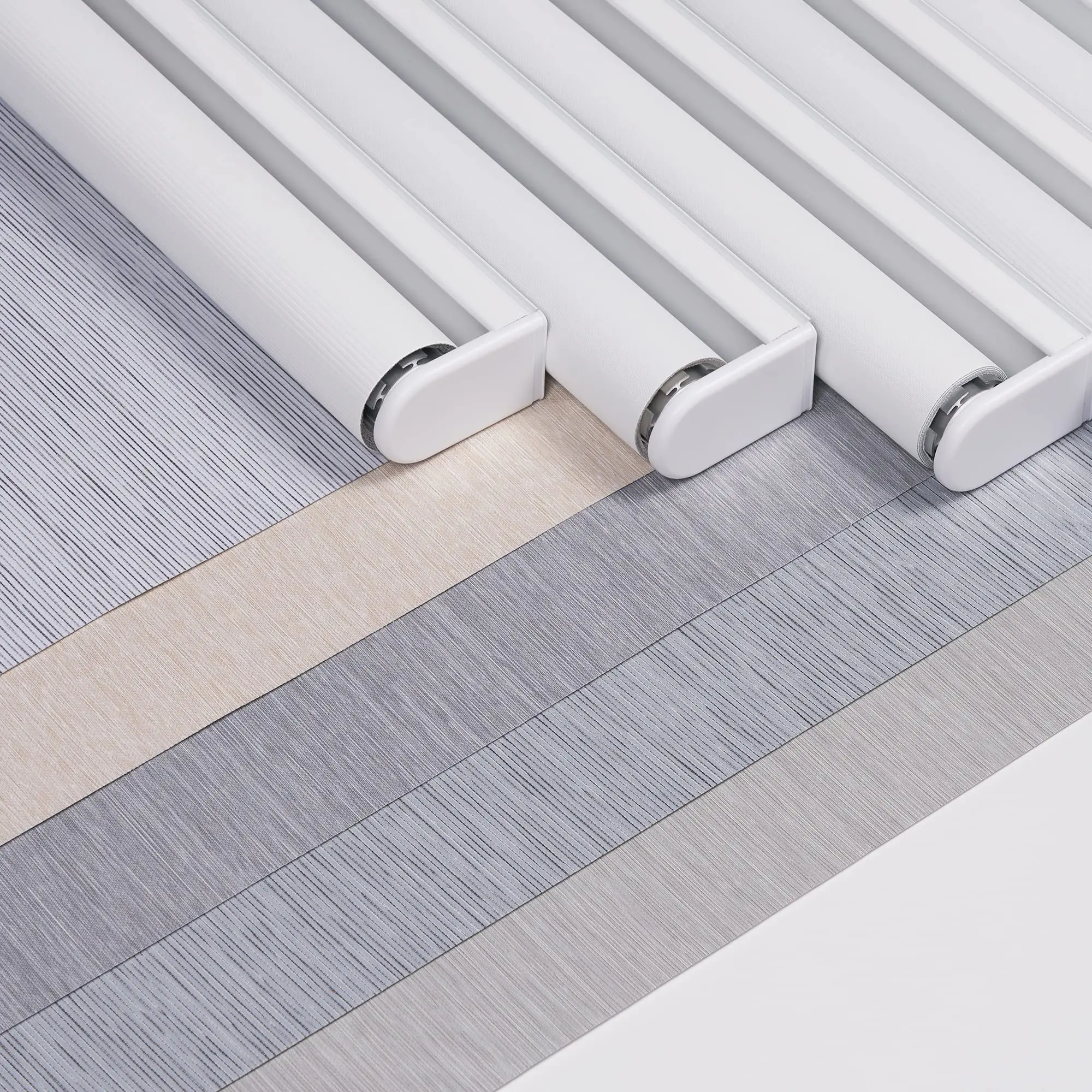Sound insulation electric roller blinds with artistic top/bottom rails for recording studios