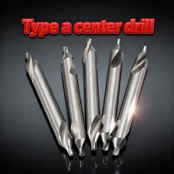 1/5/10PCS HSS Center Drill 60 Degree Countersink 4mm-14mm Angle Bit for Metal, Alloy, Copper, Iron, Aluminum and Titanium