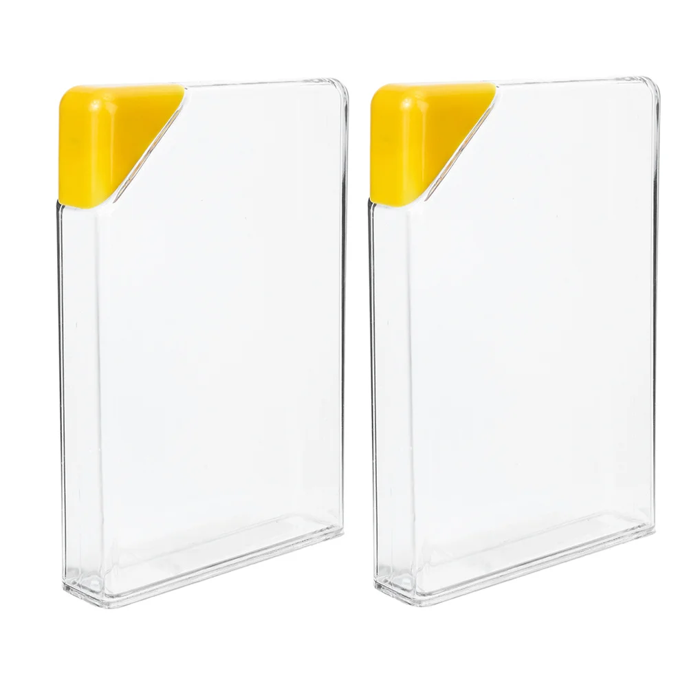 2 قطعة زجاجة مياه بلاستيكية مسطحة رفيعة قارورة سفر إبداعية مانعة للتسرب غطاء مثلث فريد محمول زجاجة محفظة خارجية #3