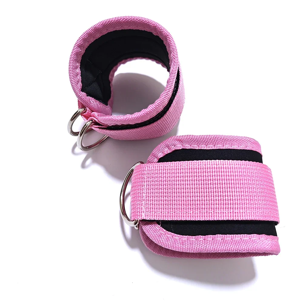 Fitness-Knöchelriemen, verstellbare D-Ring-Stützmanschetten, Fitnessstudio, Beinübungen, Training, Workouts, Sport, Fit, Schutz, Sicherheitsabduktoren, Neu