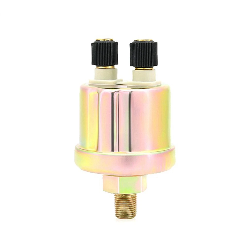 Universal Oil Pressure Sensor 0 to 10 Bars 1/8NPT for Diesel Generator Aluminium Alloy