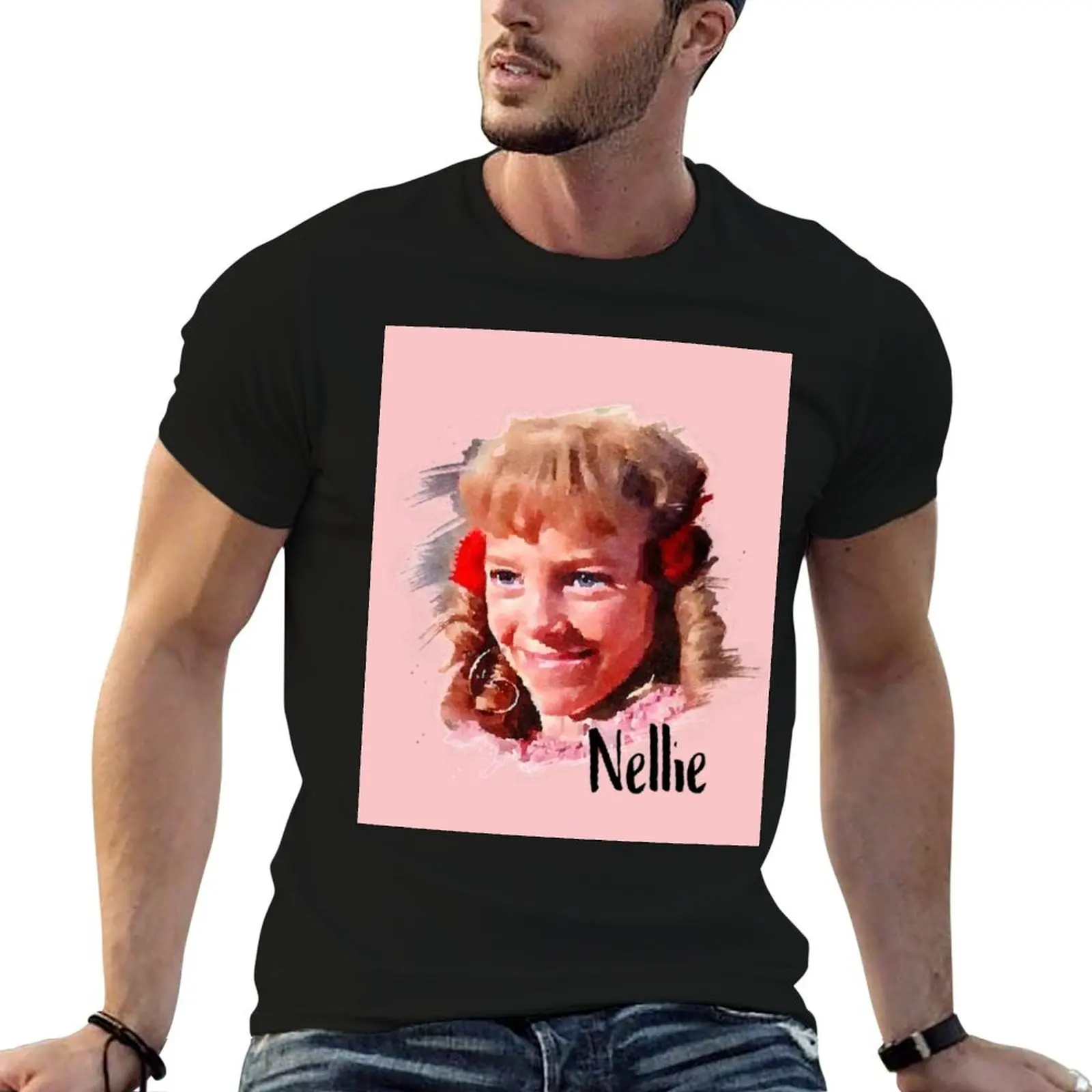 Nellie Oleson Little House on the Prairie T-Shirt plain shirts graphic tees oversizeds mens vintage t shirts