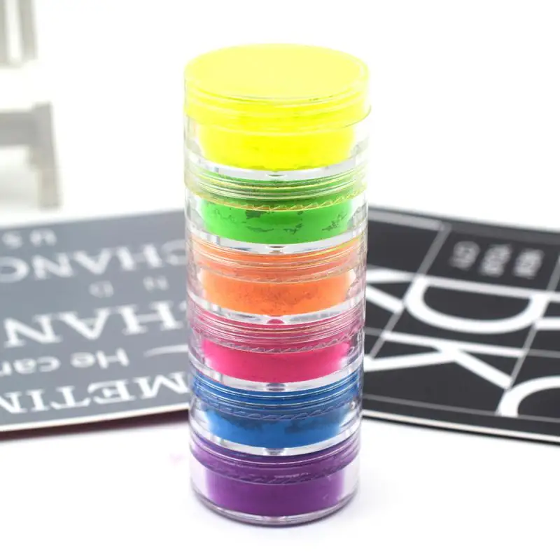 Color/set Mix Neon Pigment Eye Shadow Makeup Palette Glitter Matte Eyeshadow Powder Face Body Nail Art Cosmetics Tools TSLM1