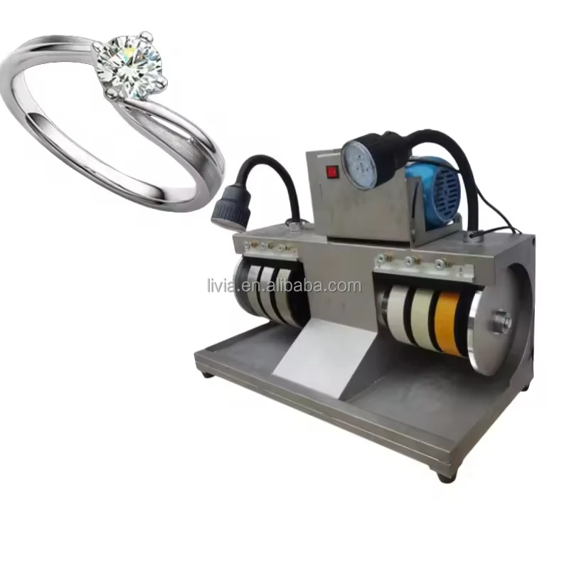 Lapidary Polishing Gemstone Cabbing Machine with Stainless Steel Core Motor and Bearing Essential Jewelry Making Equipment