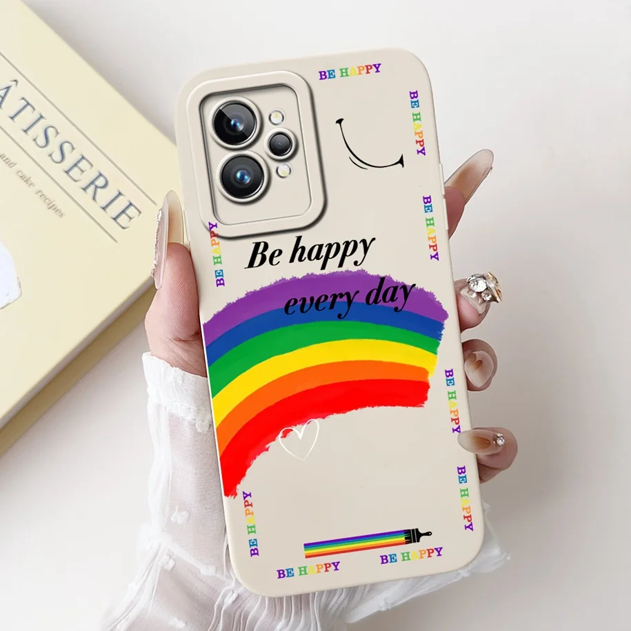 جراب هاتف سيليكون لين لـ Realme ، غطاء لطيف ، قلب حب ، Realme GT 2 Pro 5G ، Neo 2 ، مصد Realme GT Neo 2