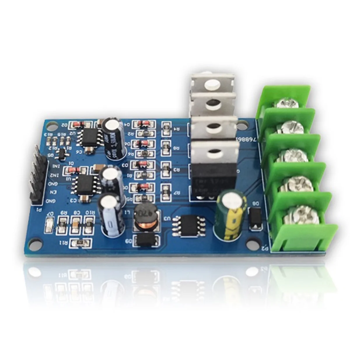 Efficient H-Bridge Motor Driver Nmos with Emergency Brake 5-30V Motor Module