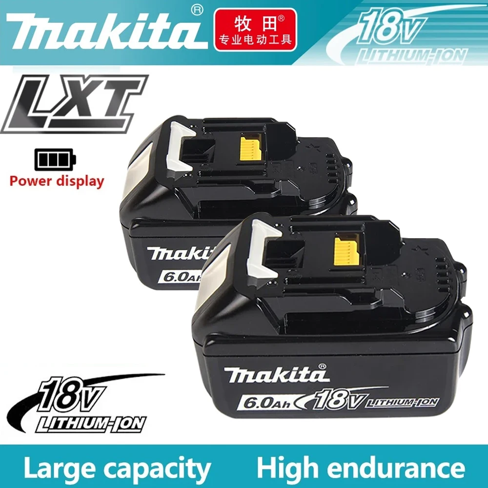 

Makita 18V Battery 6000mAh BL1860 BL1850B BL1850 BL1840 BL1830 screwdriver Replacement Power Tool Rechargeable li-ion Batteries