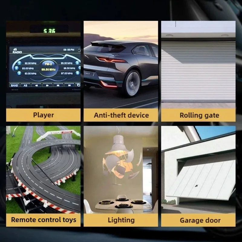 250–915 MHz Multifrequenz-Universal-Fernbedienung, Kopiergerät, automatisches Klonen, 433 MHz Fernbedienung für Garagentor