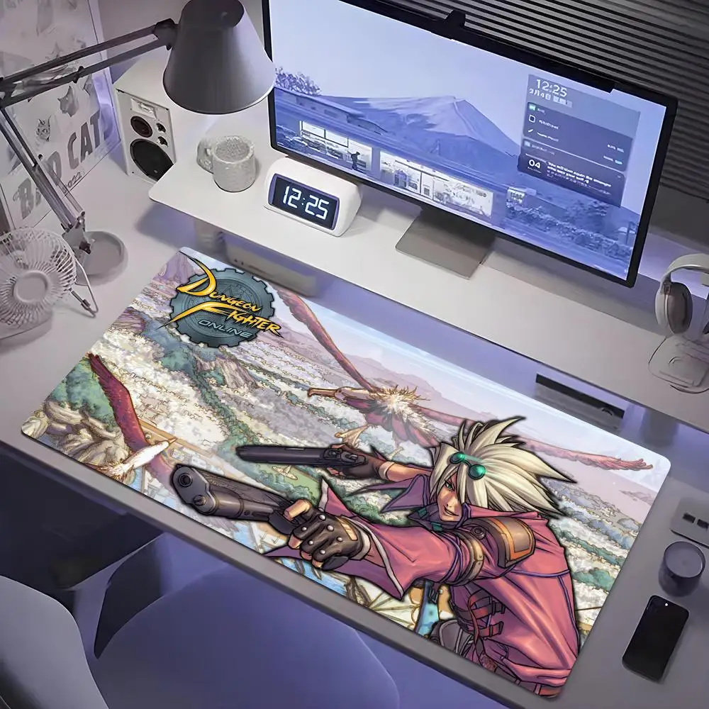 Game DNF Dungeon Fighter Mouse Pad Tablet mouse Pad Laptop xl desktop mate, cute HD Rainbow Gaming keyboard pad, Player, 90x40