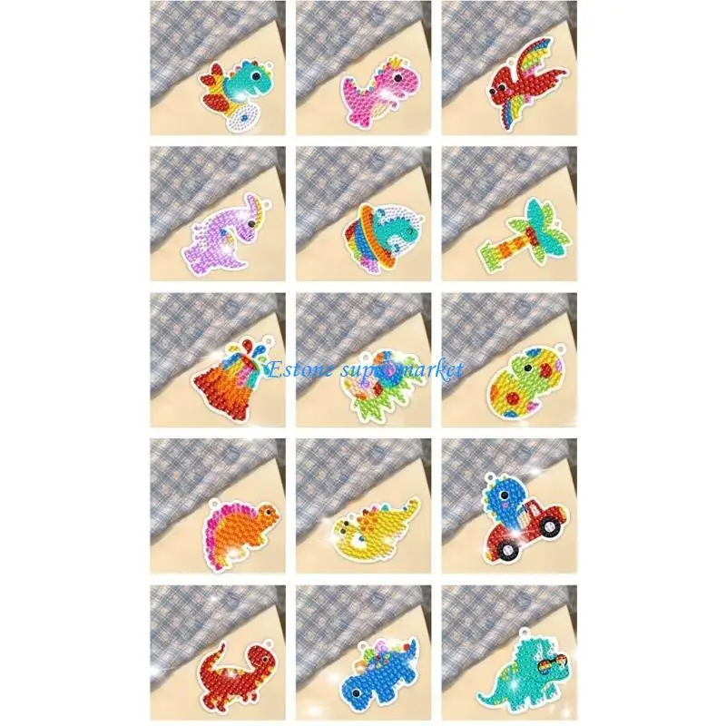 090B Kinder Kristall Bohren Handwerk Hängende Anhänger Kunst Kits Kinder Party Supplies