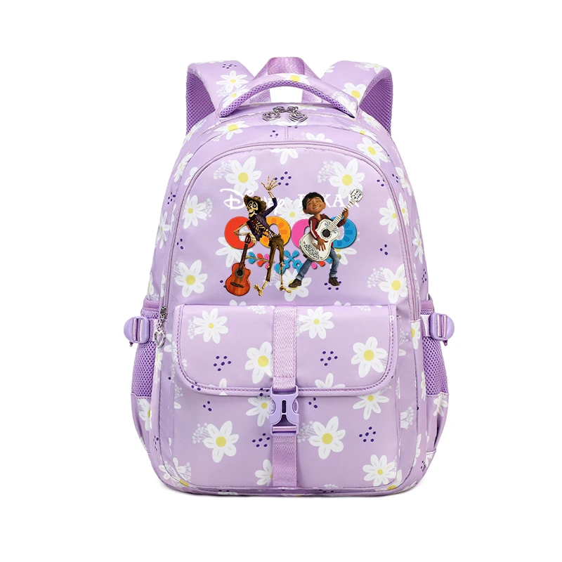 Disney Coco Kids School Bag Cute Backpack for Girls Children Waterproof Backpacks Teenage Large Capacity Book Bag