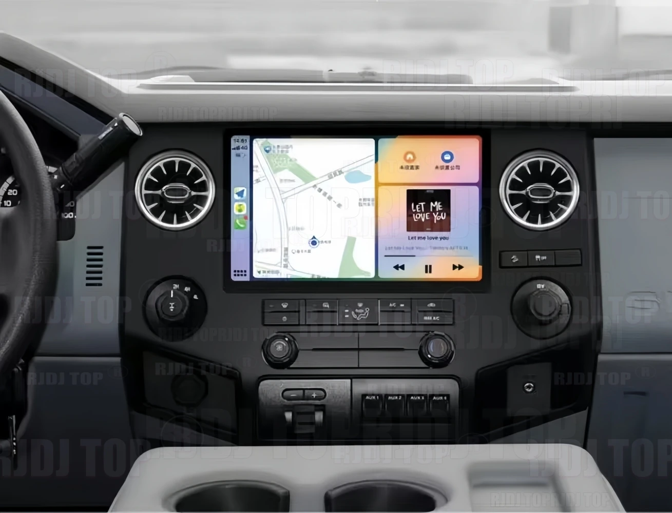13.1“ For Ford F250 F350 F450 F650 2009-2015 Car Multimedia Video Player GPS Navigation Radio CarPlay Android Auto 5G 360 Camera